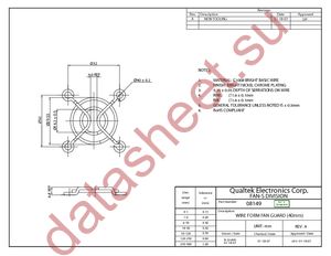 08149 40MM WIRE FORM GUARD datasheet  